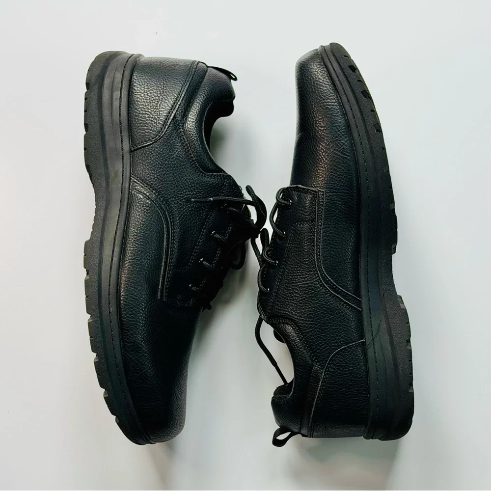 Denali Size 13 Men’s Steel Toe Black Lace-up Oxfords - Picture 7 of 10